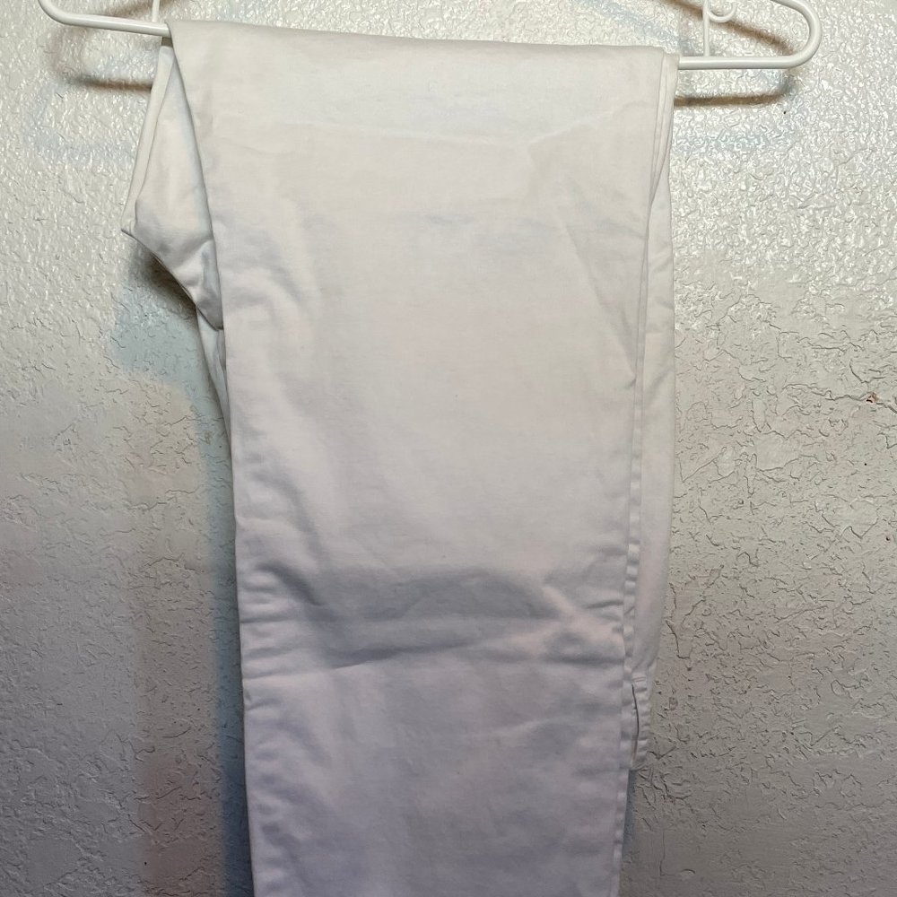 Nautica Mens Trousers White Sz 10/30